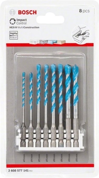 

Набор сверл Bosch 2608577141 (8 предметов)