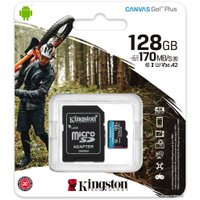 Карта памяти Kingston Canvas Go! Plus microSDXC 128GB (с адаптером)