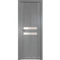 Межкомнатная дверь ProfilDoors 2.03XN L 40х200 (грувд серый, стекло lacobel перламутровый лак)