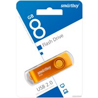 USB Flash SmartBuy Twist 8GB (желтый)