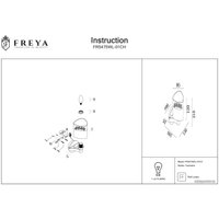 Бра Freya Tasmania FR5475WL-01CH