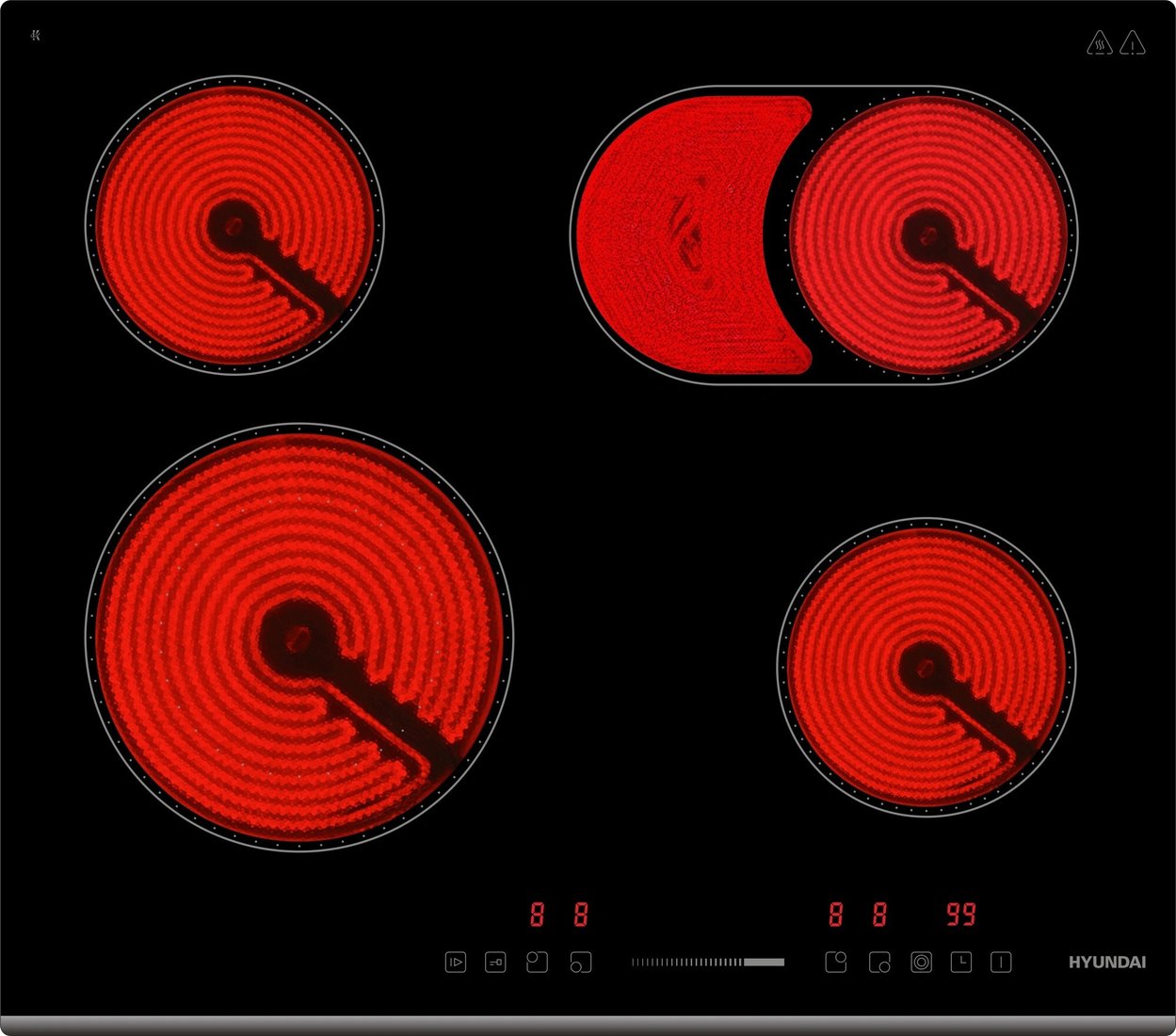 Варочная панель Hyundai HHE 6673 BG