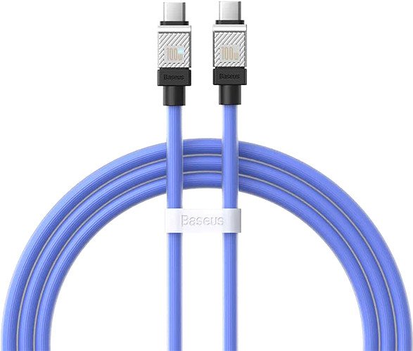 

Кабель Baseus CoolPlay Series Fast Charging Data Cable 100W USB Type-C - USB Type-C (1 м, синий)