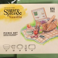 Набор для пикника Sugar&Spice Vanilla SE181612050 (14 предметов, фисташковый)