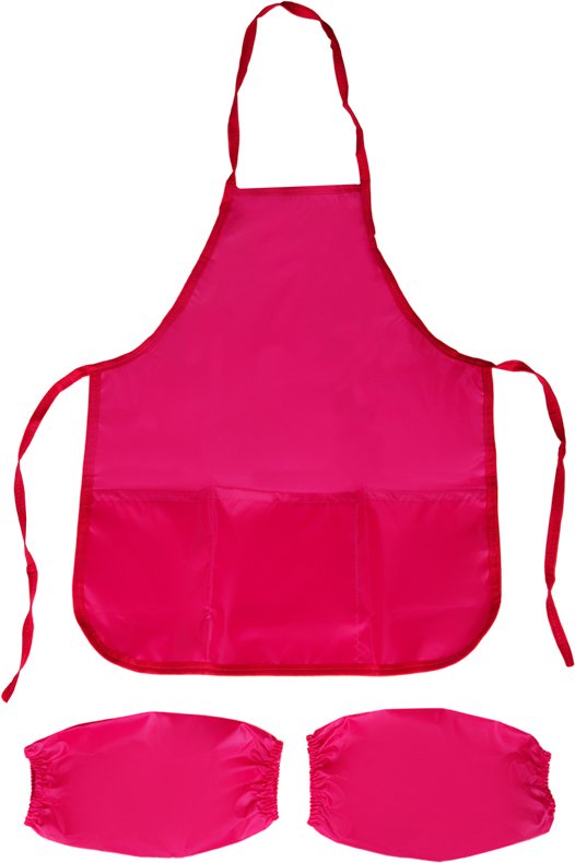 

Фартук для рисования ArtSpace 53,5x44,5 см 3 кармана малиновый ФН_1822