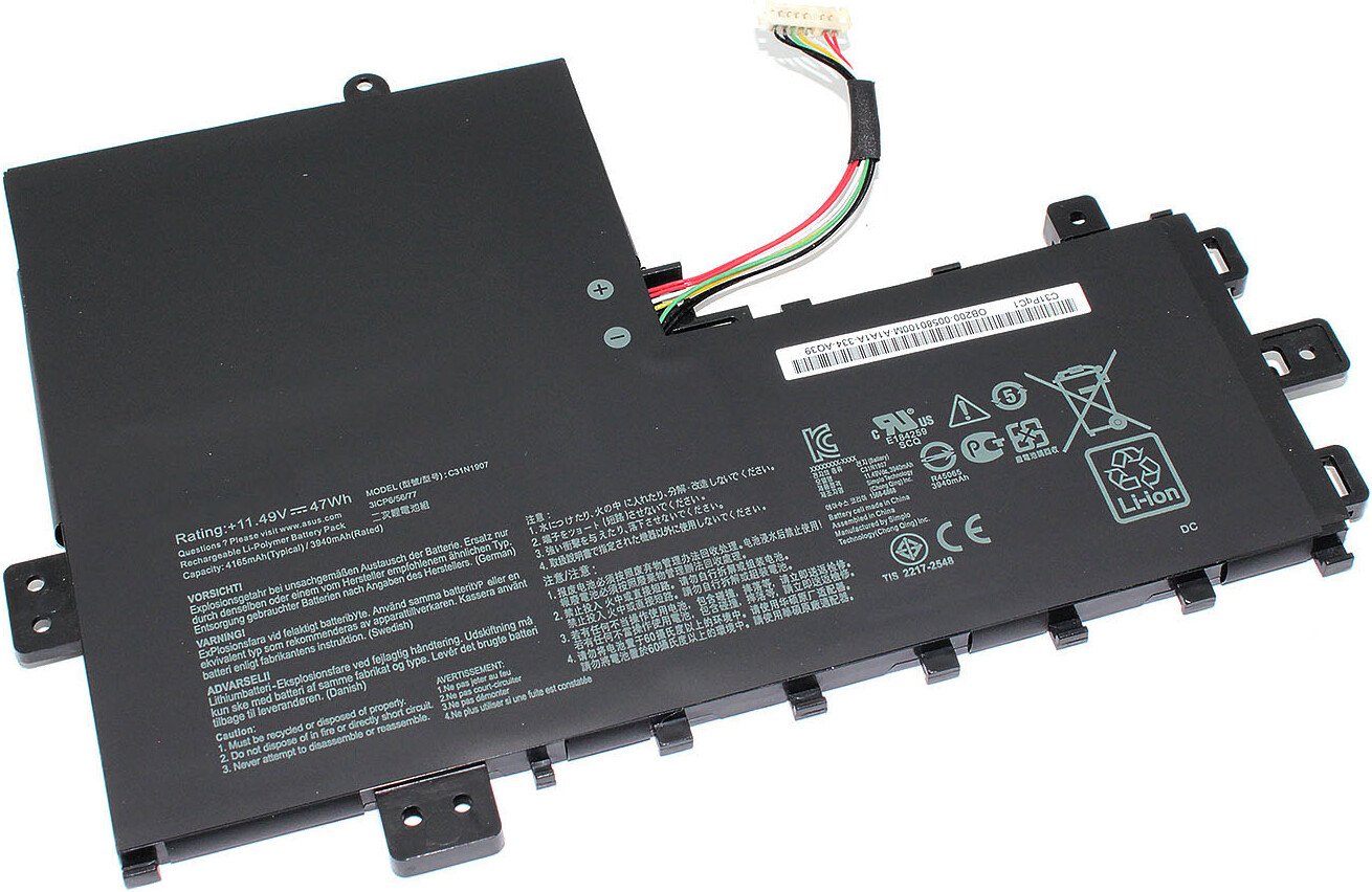 

Аккумуляторы для ноутбуков ASUS C31N1907