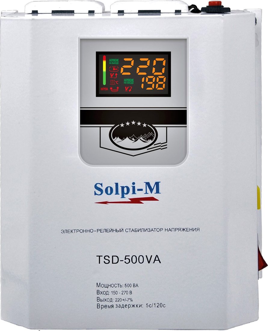 

Стабилизатор напряжения Solpi-M TSD-500VA