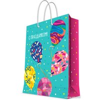 Пакет подарочный Феникс-Презент 87955 9.8x17.8x22.9 см