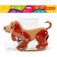 Игрушка-каталка Полесье Собака Боби 48718 (бежевый/коричневый)