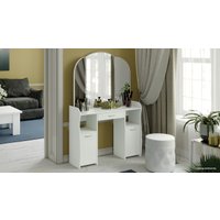 Туалетный столик с зеркалом Трия София Т2 (белый)