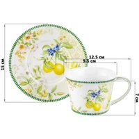 Чашка Elan Gallery Лимоны 420154 (2пр)