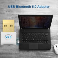 Bluetooth адаптер USBTOP V5.0 (белый)