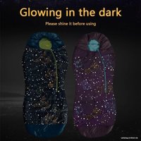 Спальный мешок AceCamp 3979 (фиолетовый/кокон)