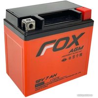 Мотоциклетный аккумулятор Fox 1207.2 YTZ7S (7 А·ч)