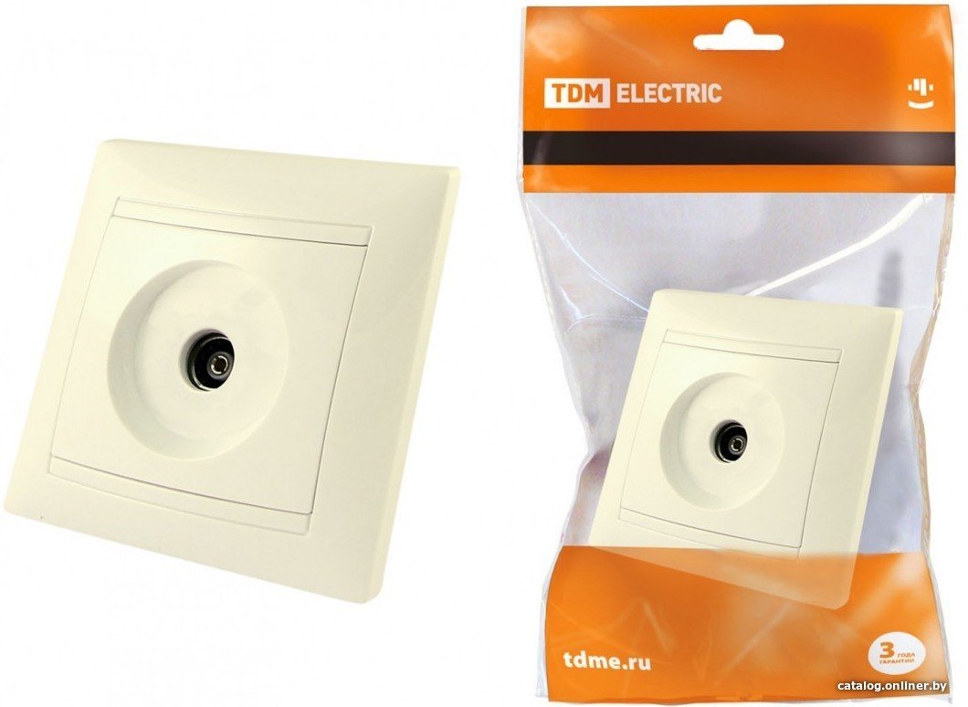 Розетка телевизионная TDM Electric Лама SQ1815-0117