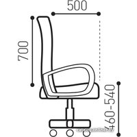 Офисное кресло Brabix Flight EX-540 (ткань, серый)