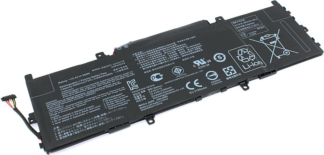 Аккумуляторы для ноутбуков ASUS C41N1715