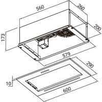 Кухонная вытяжка Weissgauff Integra 850 PB IX (нержавеющая сталь)