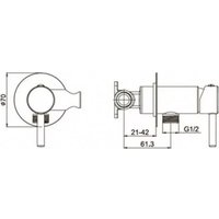 Гигиенический душ Grocenberg GB001 (графит)