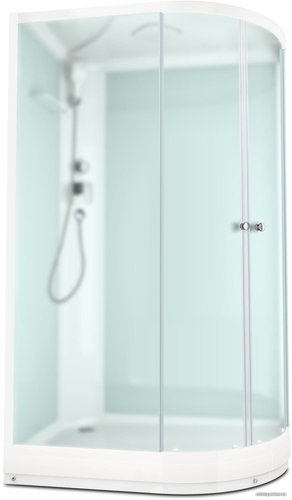 Душевая кабина Domani-Spa Delight 128 120x80 L (сатин-матированное стекло/белый)