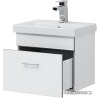 Aquanet Тумба Верона 50 00254066 с умывальником Moduo Slim (белый)