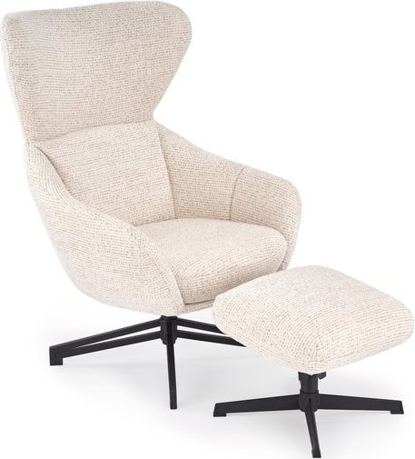 

Интерьерное кресло Halmar Fredy (светло-бежевый/черный)