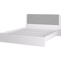 Кровать Аквилон Акцент №16М 160x200 (белое сияние/конфетти сильвер)