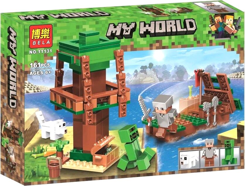 

Конструктор Bela My World 11131 Путешествие к острову сокровищ на корабле