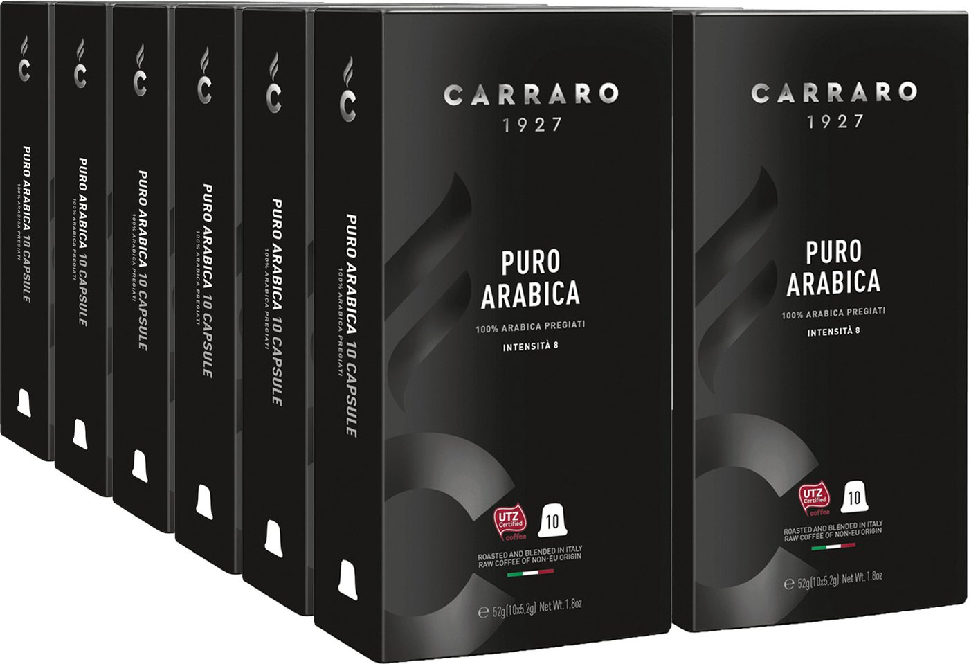 

Кофе в капсулах Carraro Puro Arabica Nespresso 120 шт