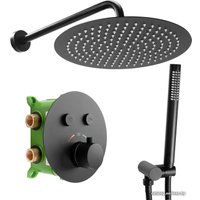 Душевая система  Rea Lungo Miler Black REA-P6713