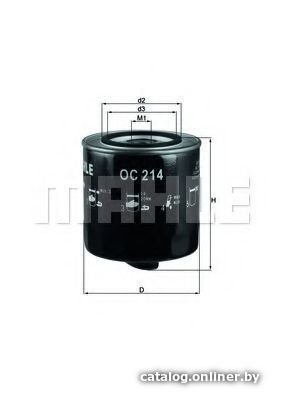 Масляный фильтр Mahle Knecht OC214