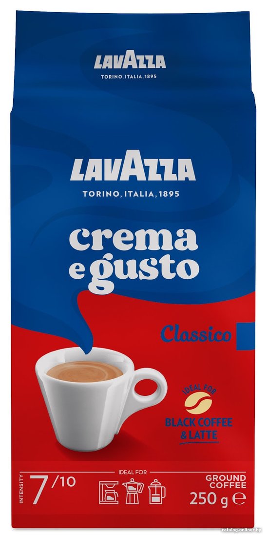 Кофе Lavazza Crema e Gusto молотый 250 г