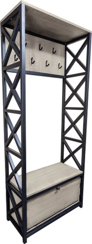 Вешалка для одежды Wooden Story Rosario (ЛДСП, скандинавское дерево белое)