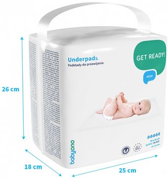 Набор одноразовых пеленок BabyOno 594 60x90 (20 шт)