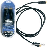 Кабель Mystery HDMI - HDMI HDMI1.0pro (1 м, черный)