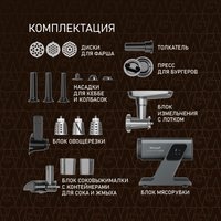Мясорубка Weissgauff WMG 880 SG Ultimate Pro