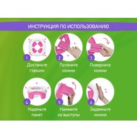 Дорожный горшок Roxy Kids HandyPotty HP-250L (лиловый)