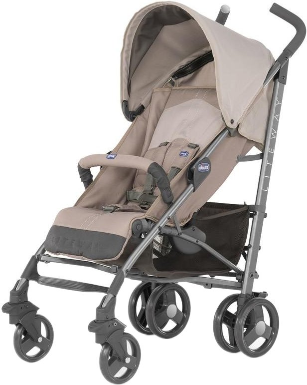 

Коляска прогулочная «трость» Chicco Lite Way 2 Top (песочный)