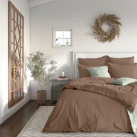 Евро комплект постельного белья Нордтекс Verossa Caramel VRSD 2515 70137 Д12 23