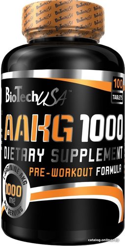 AAKG BioTech USA AAKG L-Arginine 1000мг (100 капсул)