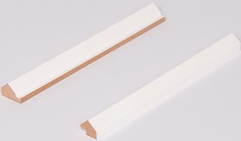 Панель Andlen Decor ПНл-40/ПНп-40 МДФ Альпийский (2800x20x16 мм/2800x26x16 мм)