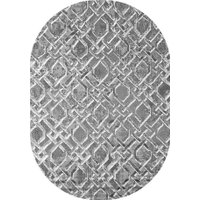 Ковер для жилой комнаты Sahan Alvita 7850D-S-D-GREY-GREY-OVAL K25 (2x3)