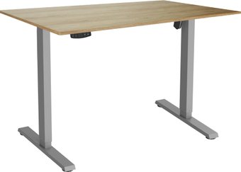 Стол с регулировкой высоты ErgoSmart Electric Desk Slim 1380х800х25 мм (дуб натуральный/серый)