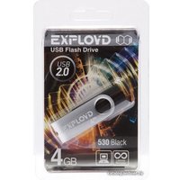 USB Flash Exployd 530 4GB (черный)