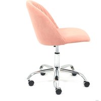Офисное кресло TetChair Melody (флок, розовый)