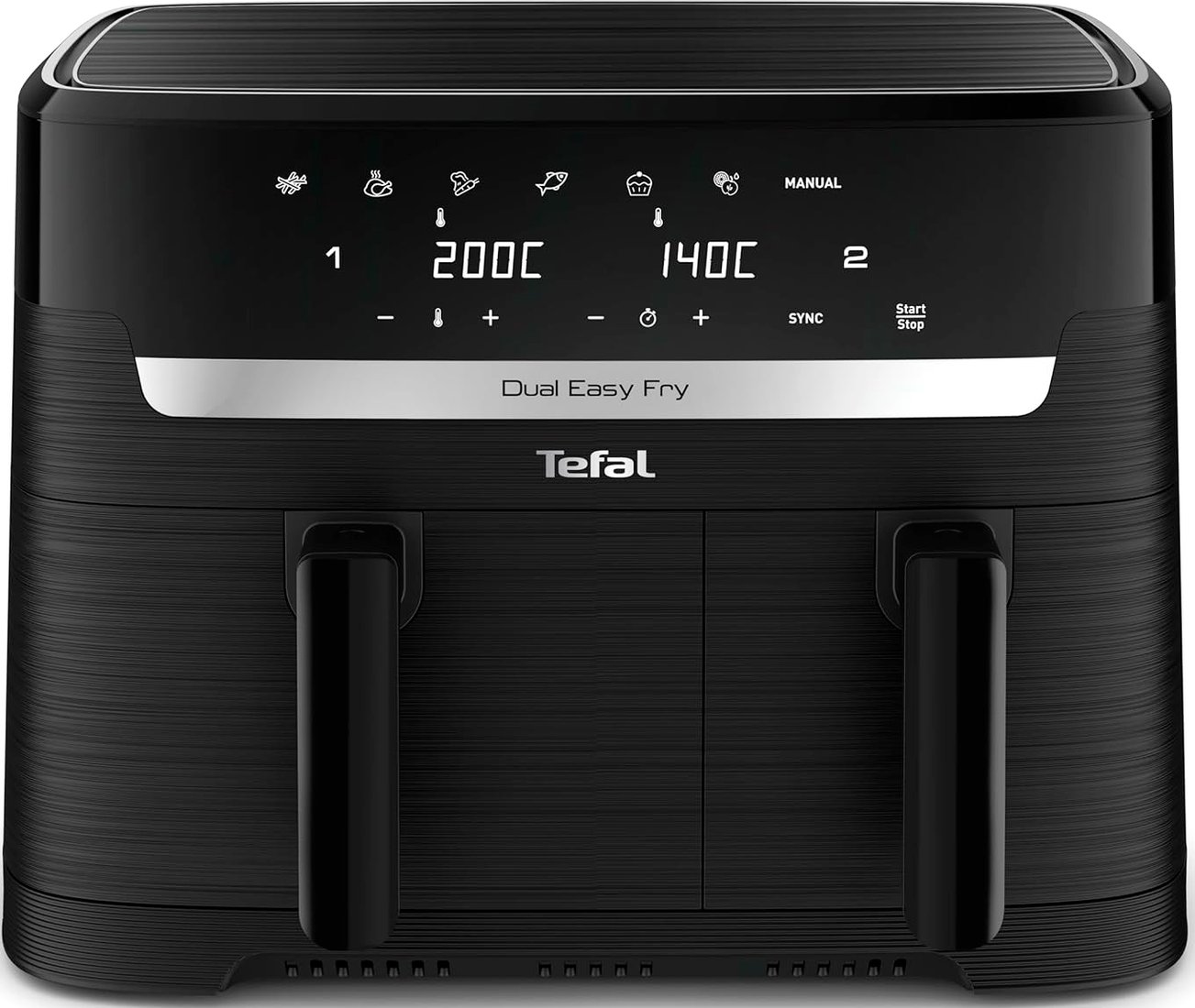 

Аэрогриль (аэрофритюрница) Tefal Dual Fryer EY901810