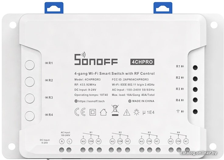 Реле Sonoff 4CHPROR3