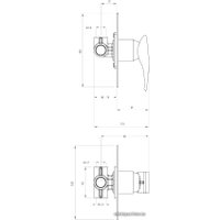 Смеситель Deante Minimal BQM 044L (хром)