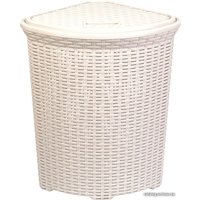 Корзина Violet Ротанг угловая 235026 (слоновая кость)