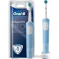 Электрическая зубная щетка Oral-B Vitality Pro D103.413.3 Protect X Clean Vapor Cross Action (голубой)